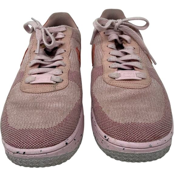Nike Air Force 1 Crater Flyknit Pink Glaze Women’s 9 Sneakers DC7273-600 - Picture 3 of 9